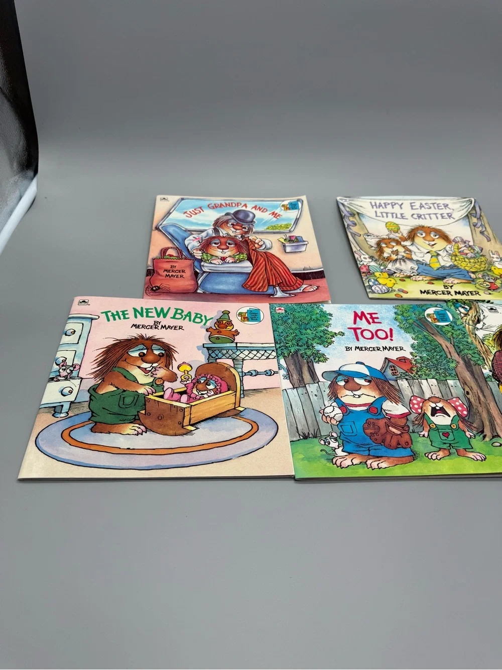 Little Critter Kids Book Set - Colorful Green & Blue Covers. 5 Books